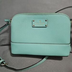kate spade Mint Green Leather Crossbody with Gold Plate